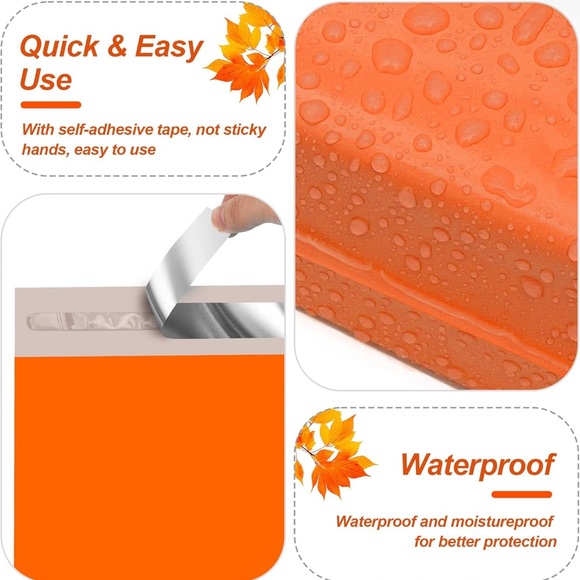 10 XL (HUGE) POLYMAILERS 19” x 24” - Orange Thank You - Picture 3 of 3